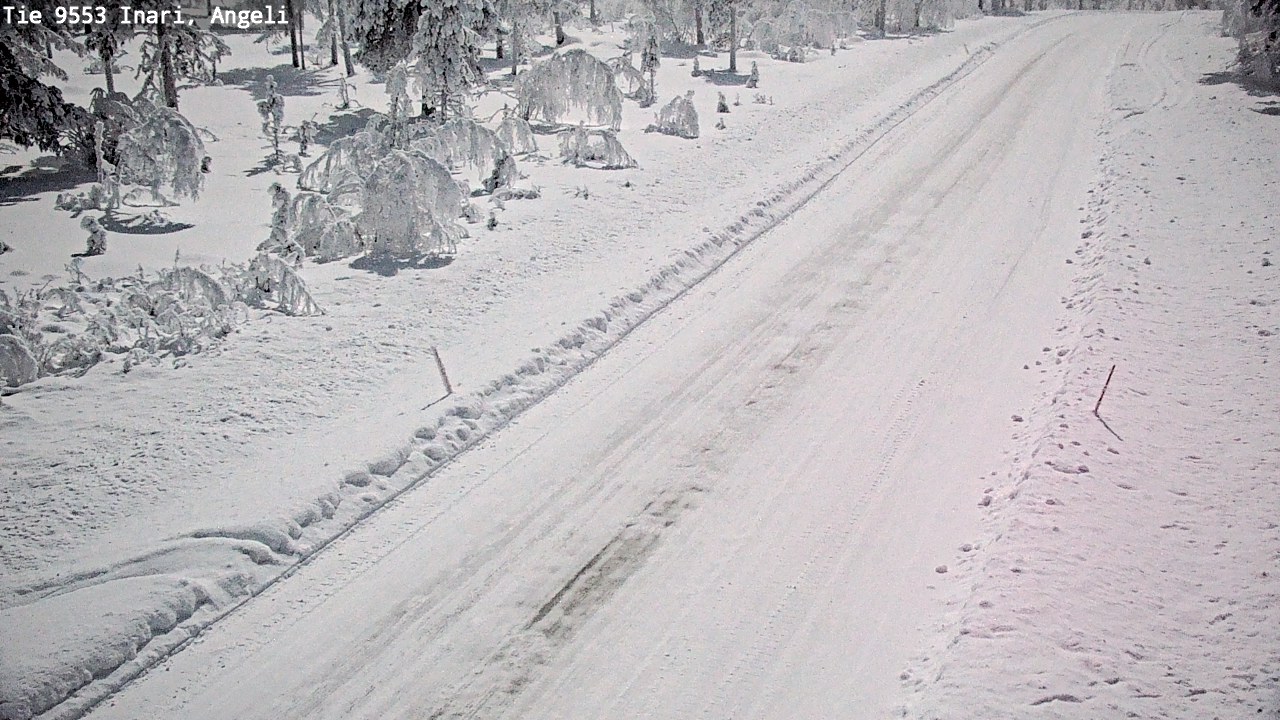 Kelikamerat Kuva Tie 9553 Inari, Angeli, Lintupuolivaara, Inari, Lappi