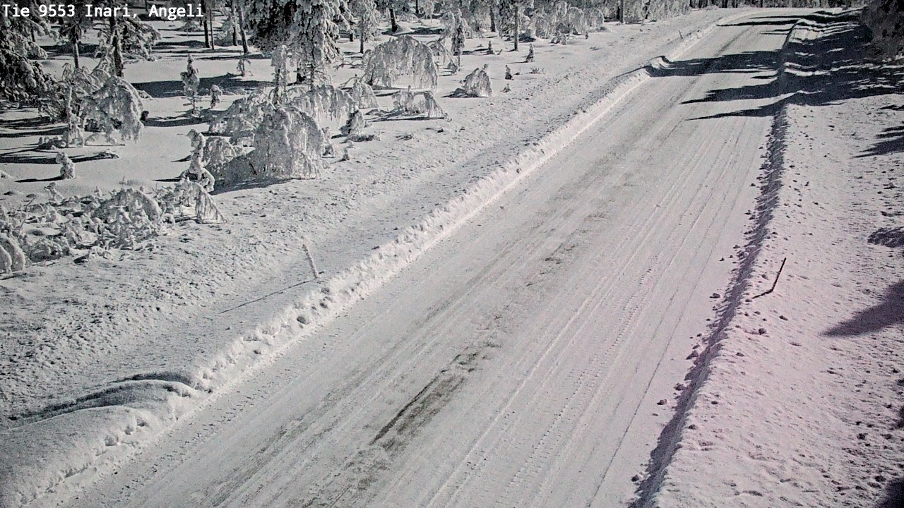 Kelikamerat Kuva Tie 9553 Inari, Angeli, Lintupuolivaara, Inari, Lappi