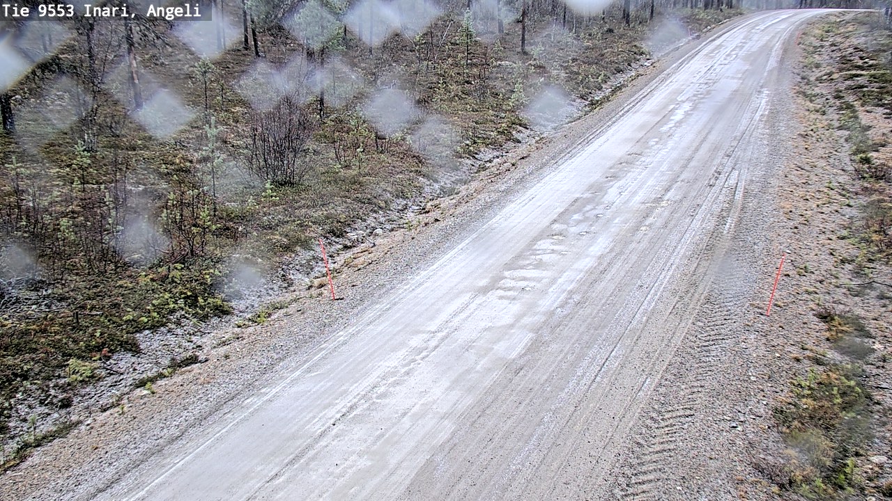 Kelikamerat Kuva Tie 9553 Inari, Angeli, Lintupuolivaara, Inari, Lappi