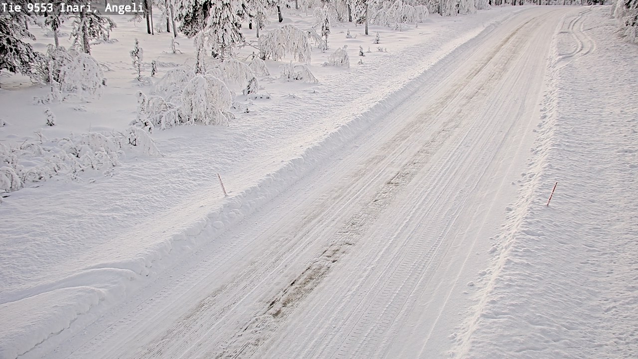 Kelikamerat Kuva Tie 9553 Inari, Angeli, Lintupuolivaara, Inari, Lappi