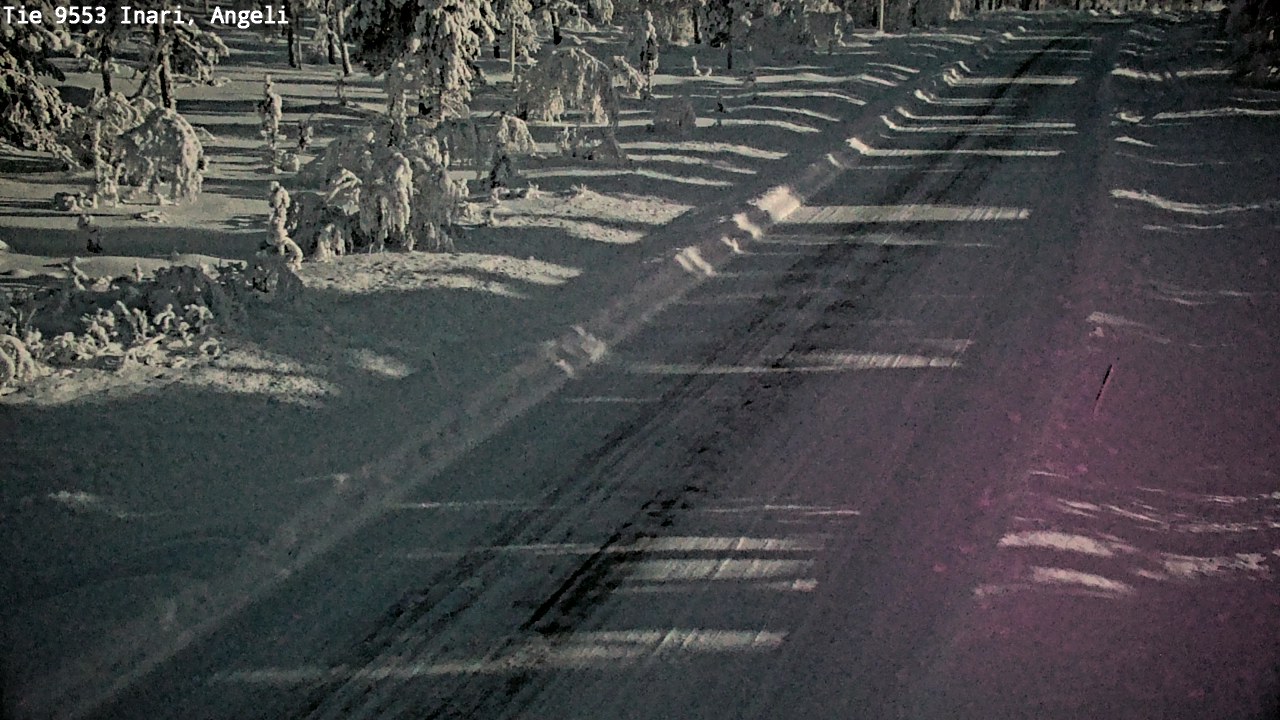 Kelikamerat Kuva Tie 9553 Inari, Angeli, Lintupuolivaara, Inari, Lappi