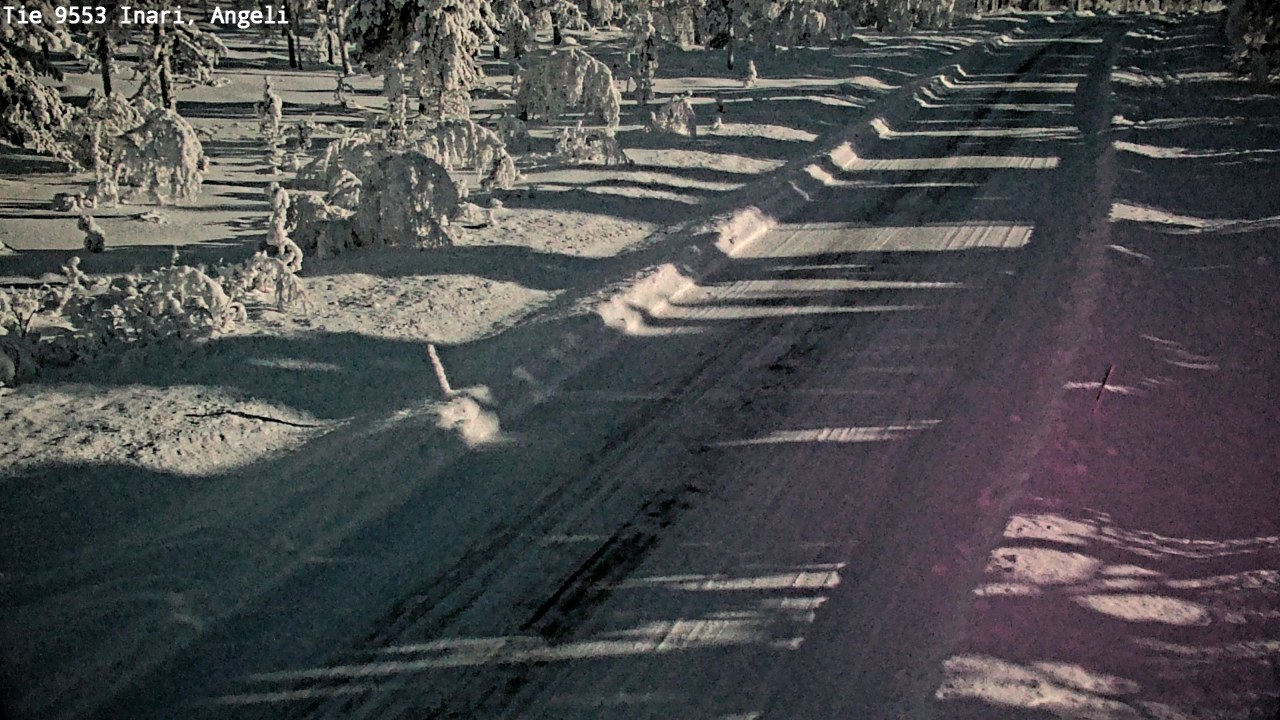 Kelikamerat Kuva Tie 9553 Inari, Angeli, Lintupuolivaara, Inari, Lappi