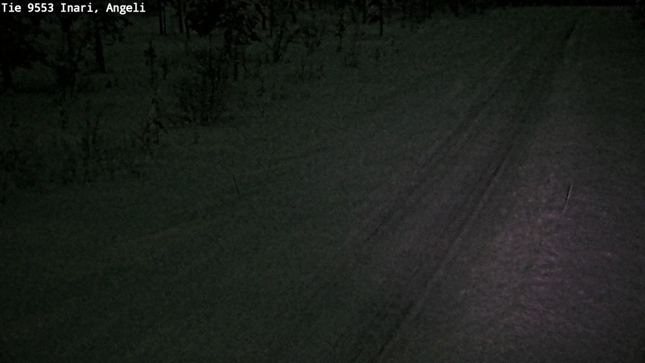 Weather Camera Image Road 9553 Inari, Angeli, Lintupuolivaara, Inari, Lappi