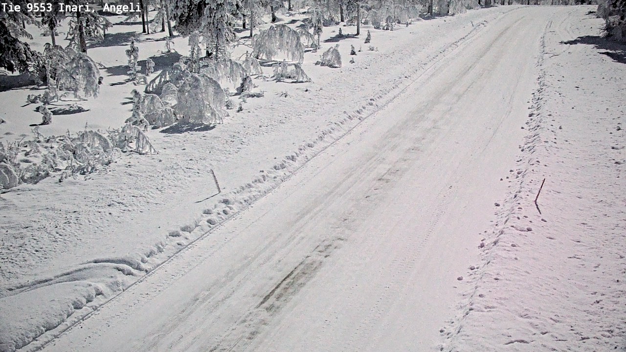 Kelikamerat Kuva Tie 9553 Inari, Angeli, Lintupuolivaara, Inari, Lappi