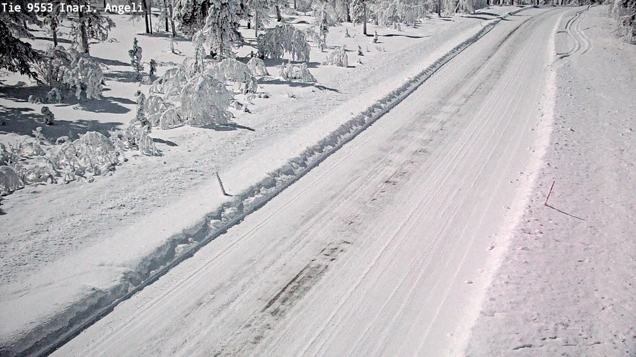 Kelikamerat Kuva Tie 9553 Inari, Angeli, Lintupuolivaara, Inari, Lappi