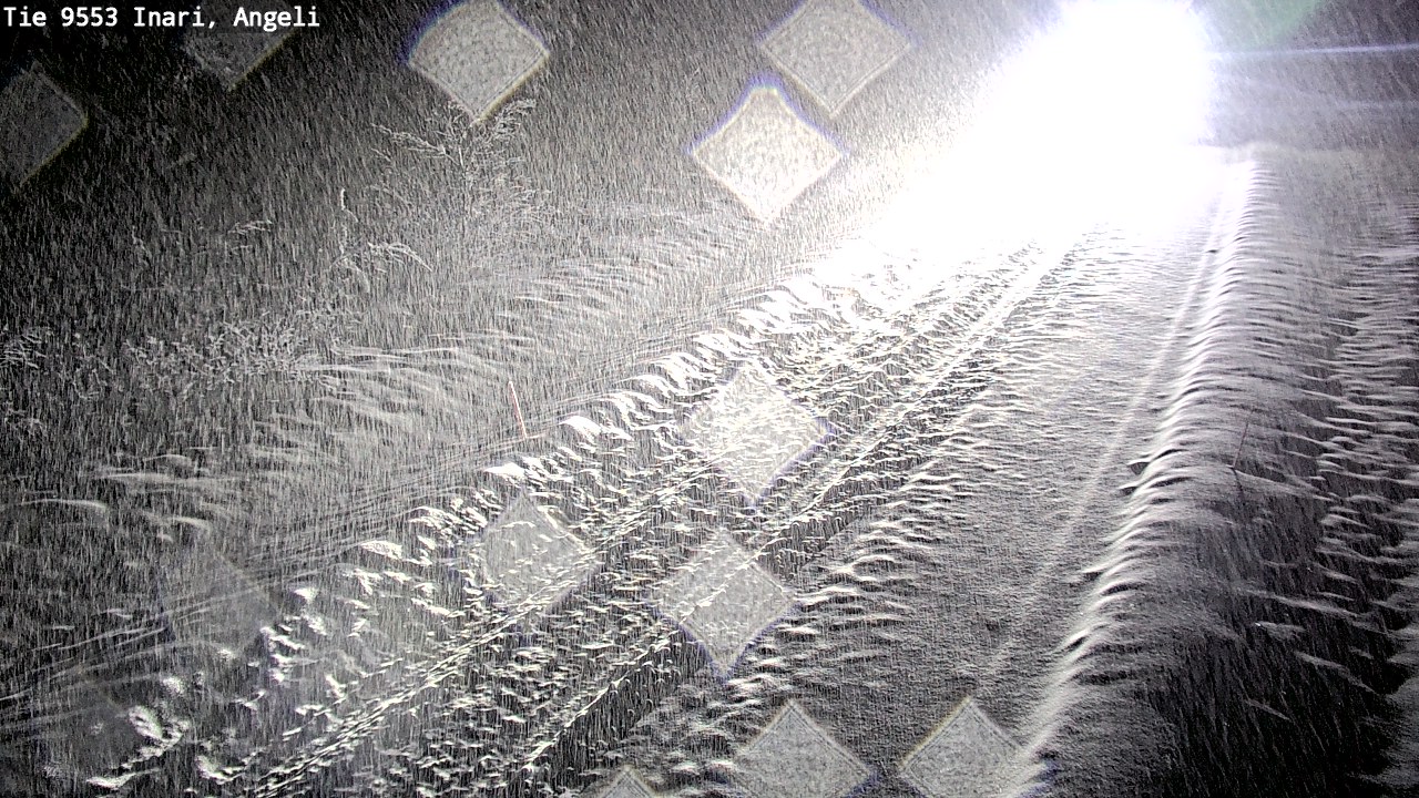 Weather Camera Image Road 9553 Inari, Angeli, Lintupuolivaara, Inari, Lappi