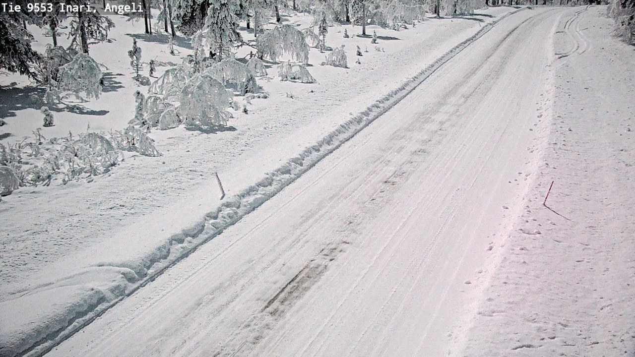 Kelikamerat Kuva Tie 9553 Inari, Angeli, Lintupuolivaara, Inari, Lappi