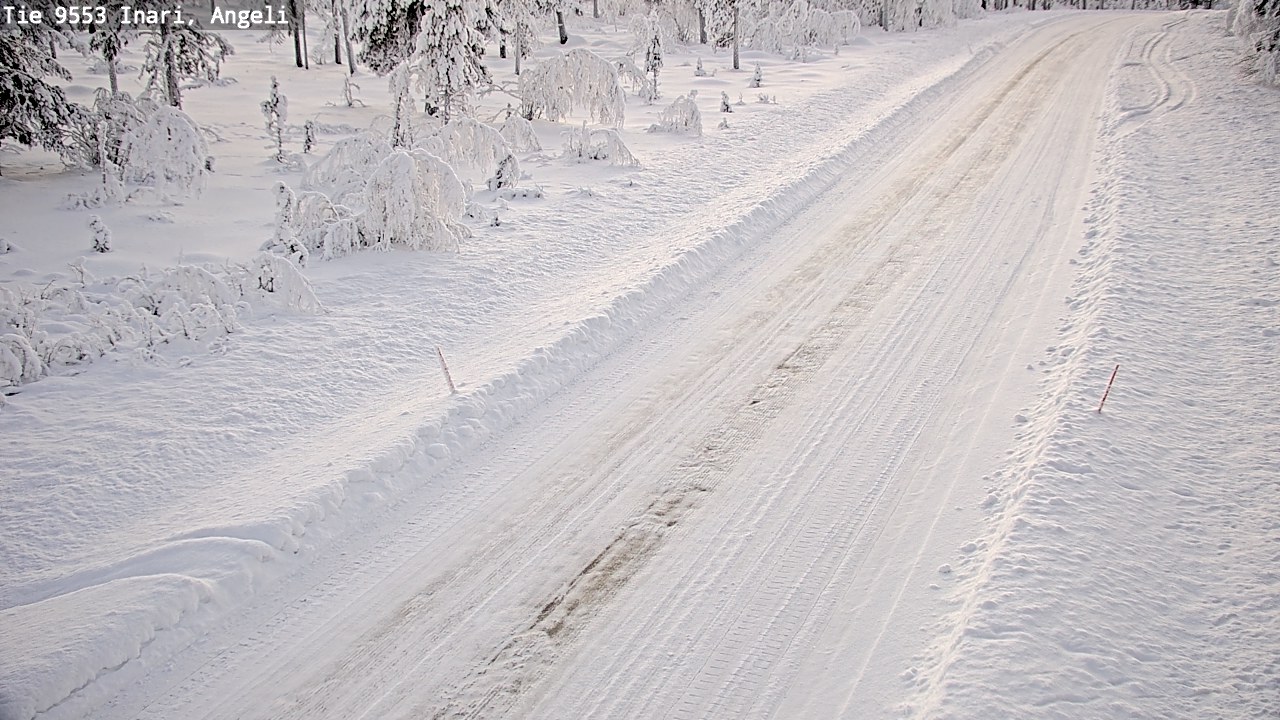 Kelikamerat Kuva Tie 9553 Inari, Angeli, Lintupuolivaara, Inari, Lappi