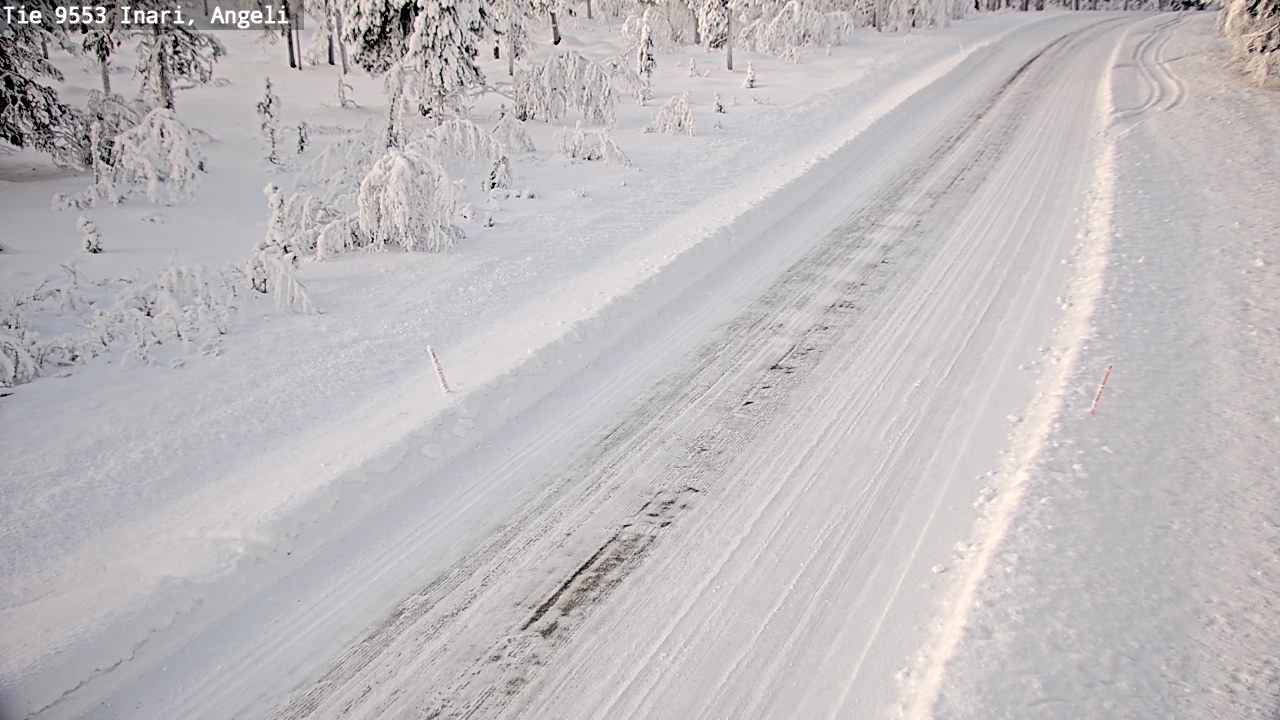Kelikamerat Kuva Tie 9553 Inari, Angeli, Lintupuolivaara, Inari, Lappi