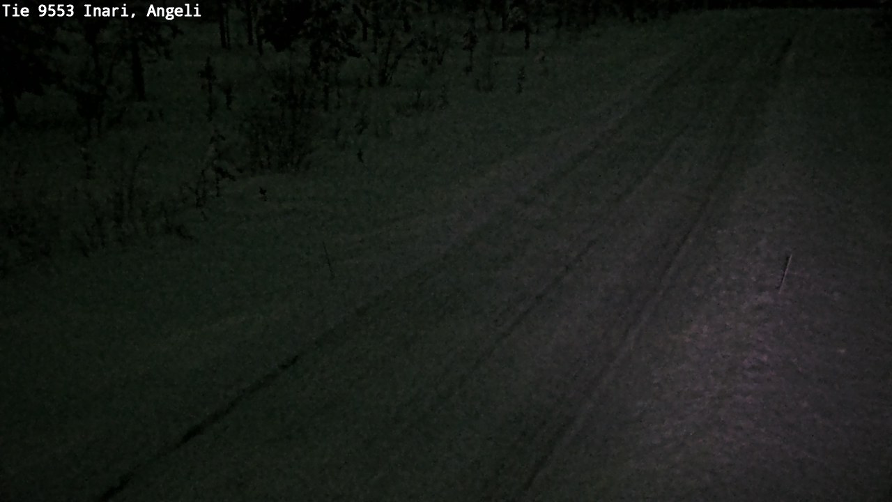 Weather Camera Image Road 9553 Inari, Angeli, Lintupuolivaara, Inari, Lappi
