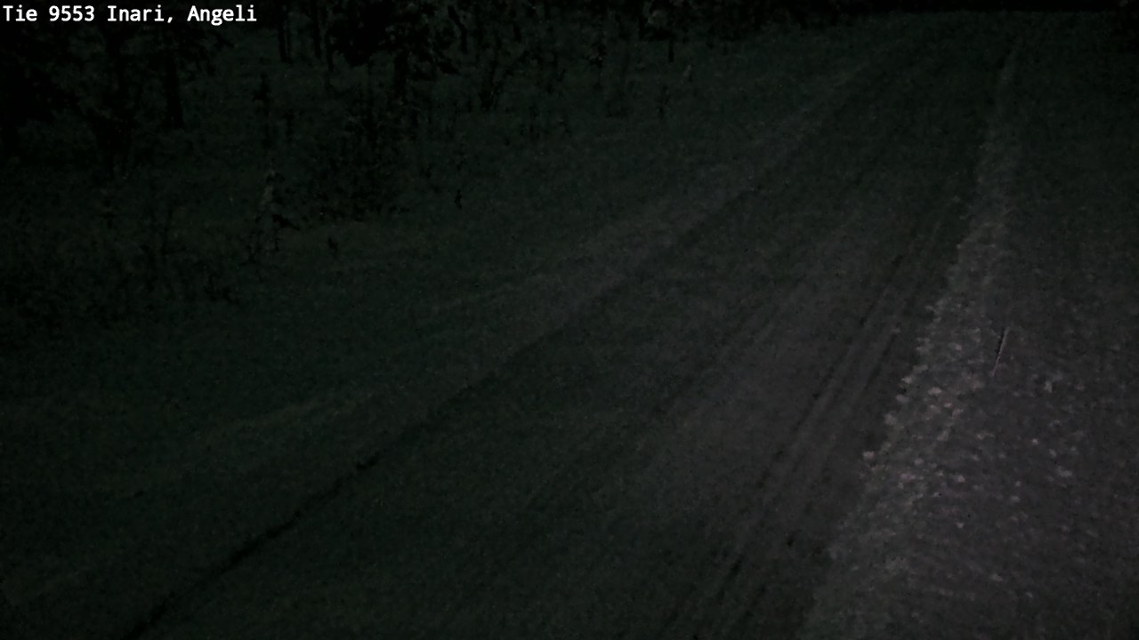 Weather Camera Image Väg 9553 Inari, Angeli, Lintupuolivaara, Inari, Lappi