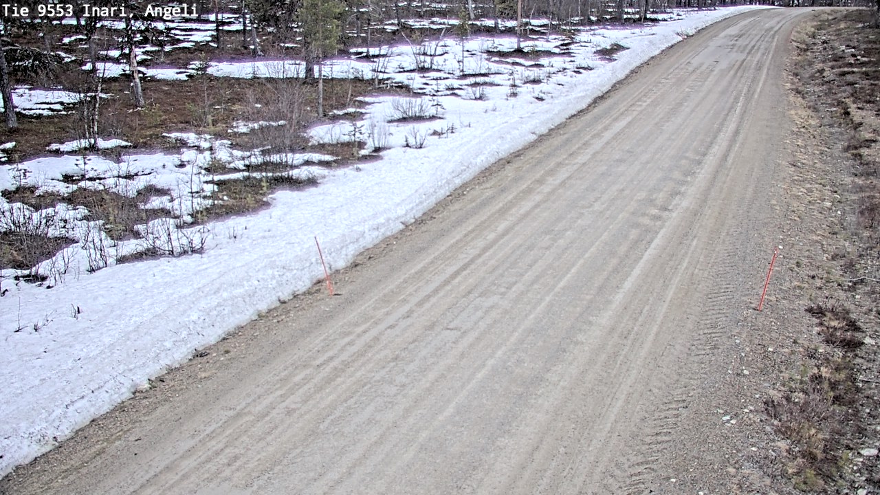 Kelikamerat Kuva Tie 9553 Inari, Angeli, Lintupuolivaara, Inari, Lappi