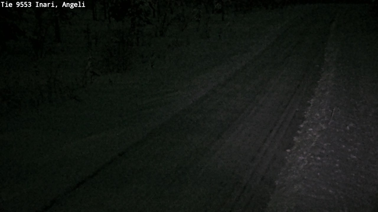 Weather Camera Image Väg 9553 Inari, Angeli, Lintupuolivaara, Inari, Lappi