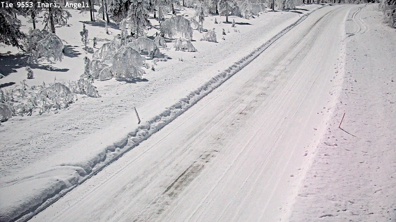 Kelikamerat Kuva Tie 9553 Inari, Angeli, Lintupuolivaara, Inari, Lappi