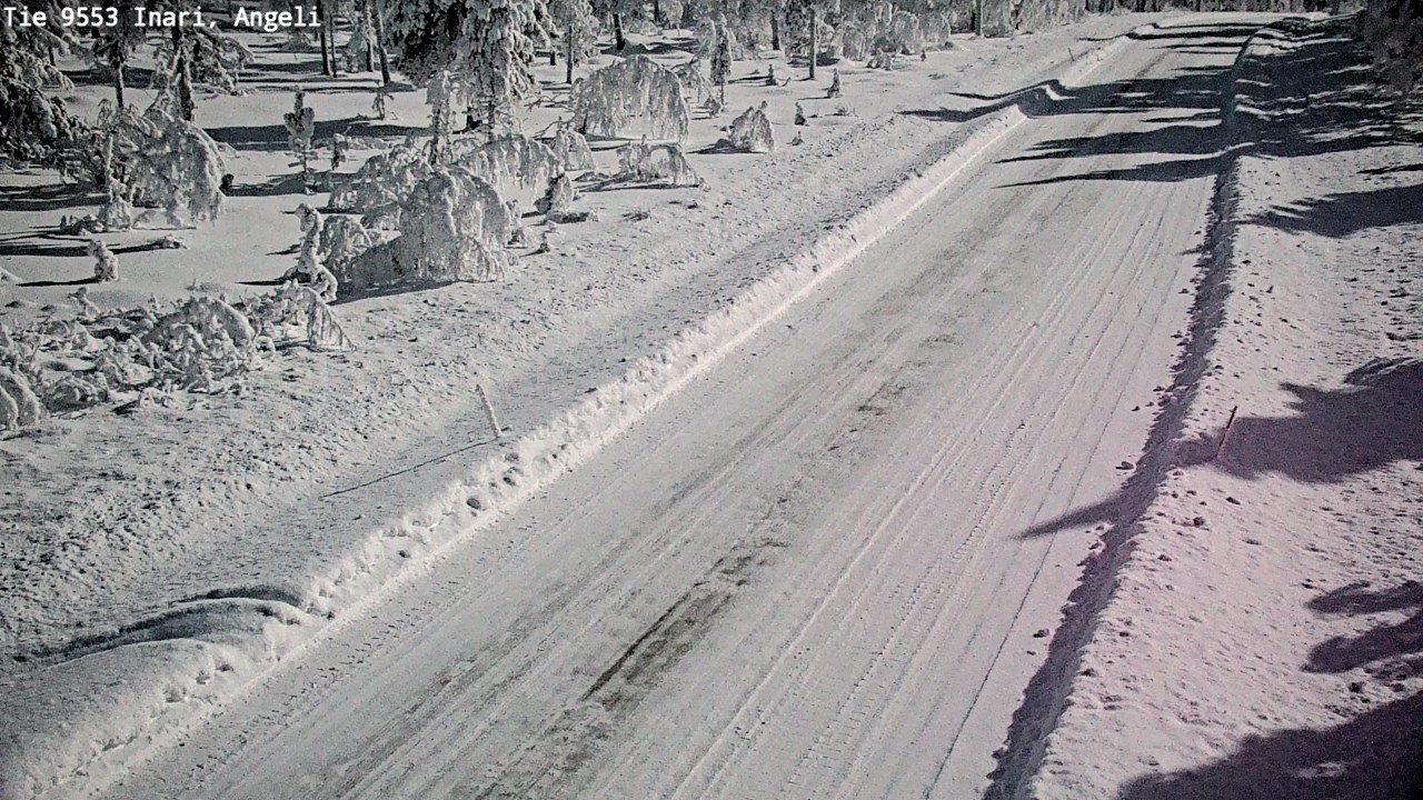 Kelikamerat Kuva Tie 9553 Inari, Angeli, Lintupuolivaara, Inari, Lappi