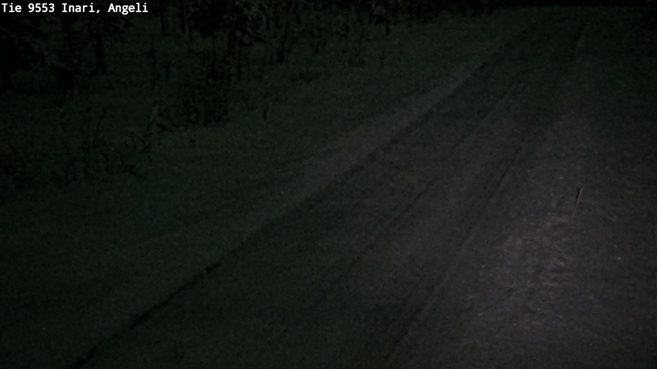 Weather Camera Image Road 9553 Inari, Angeli, Lintupuolivaara, Inari, Lappi