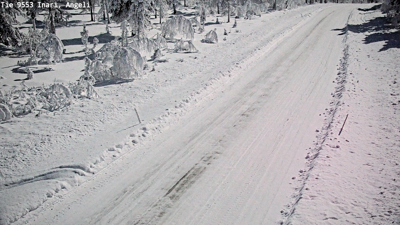 Kelikamerat Kuva Tie 9553 Inari, Angeli, Lintupuolivaara, Inari, Lappi