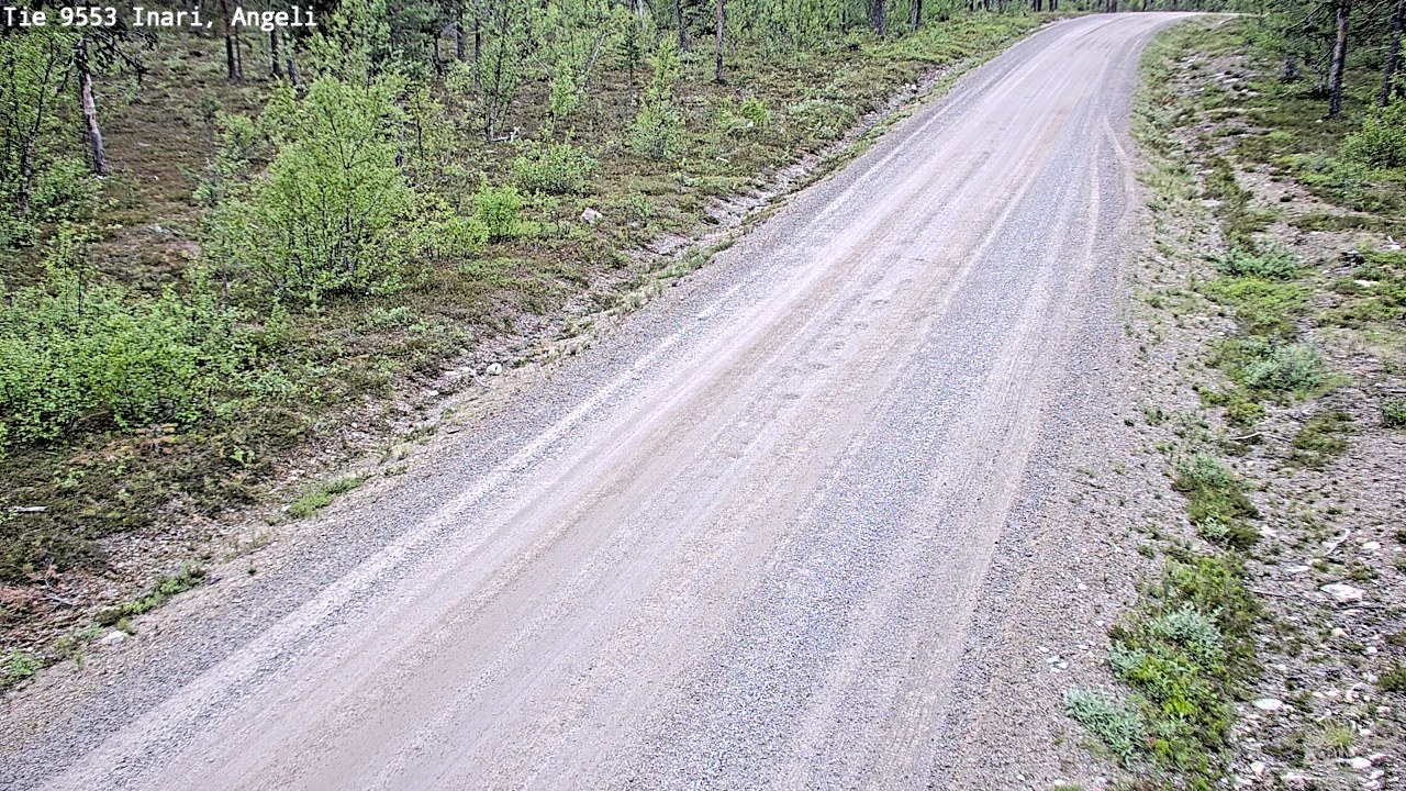 Kelikamerat Kuva Tie 9553 Inari, Angeli, Lintupuolivaara, Inari, Lappi