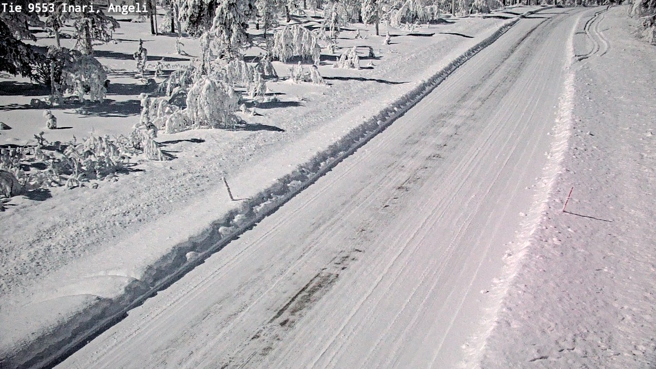 Kelikamerat Kuva Tie 9553 Inari, Angeli, Lintupuolivaara, Inari, Lappi