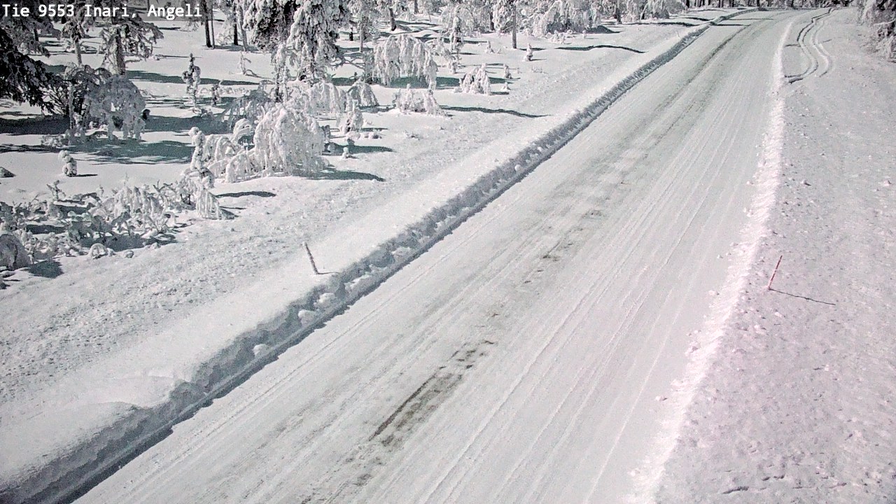 Kelikamerat Kuva Tie 9553 Inari, Angeli, Lintupuolivaara, Inari, Lappi
