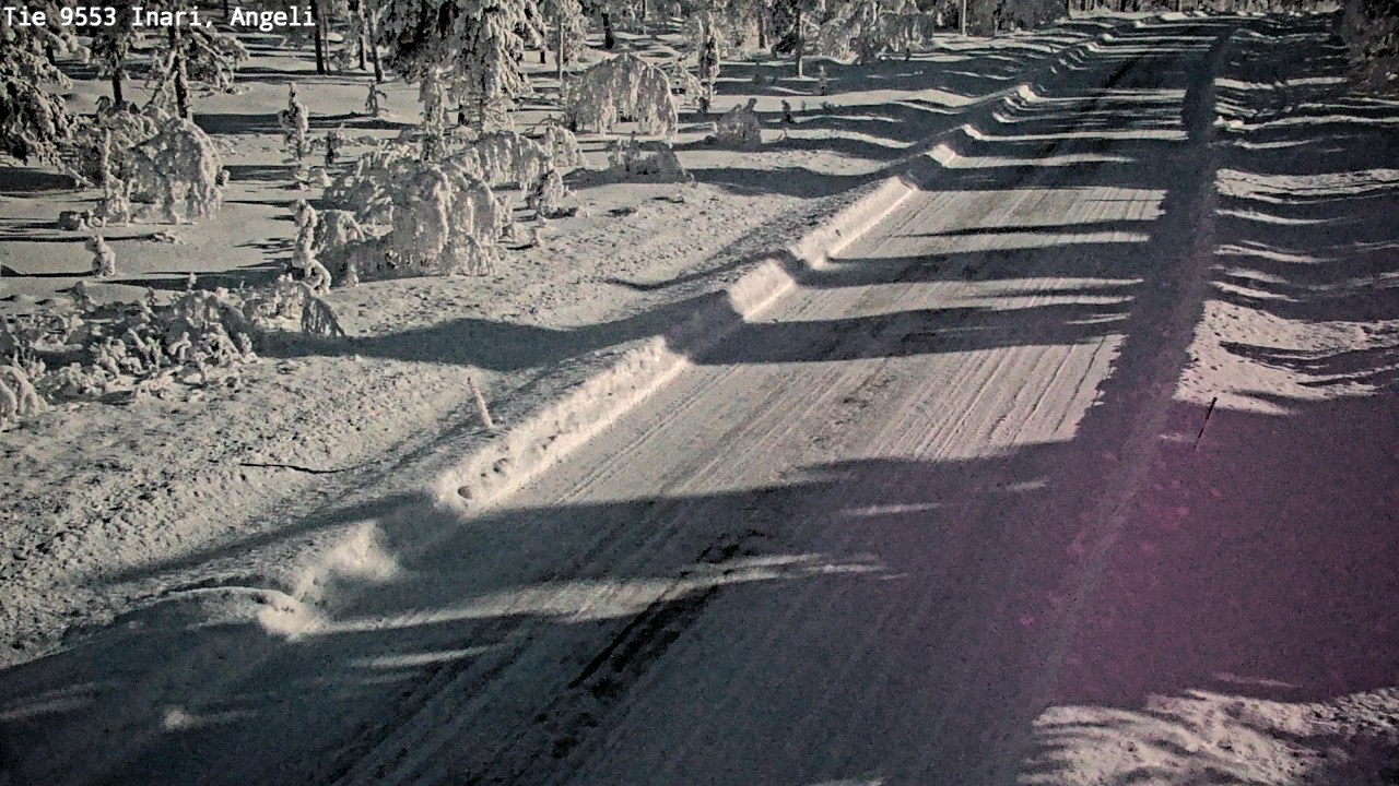 Kelikamerat Kuva Tie 9553 Inari, Angeli, Lintupuolivaara, Inari, Lappi