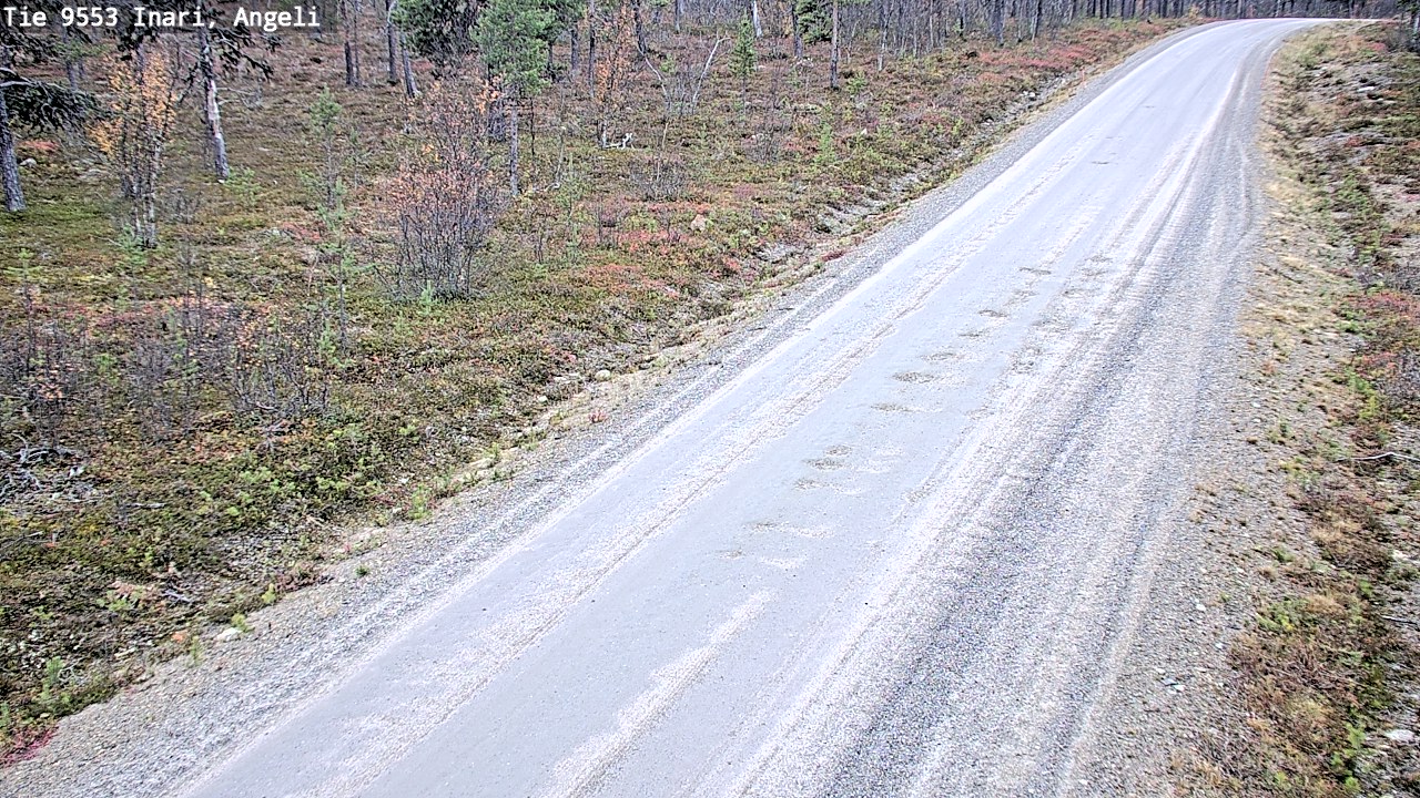 Kelikamerat Kuva Tie 9553 Inari, Angeli, Lintupuolivaara, Inari, Lappi