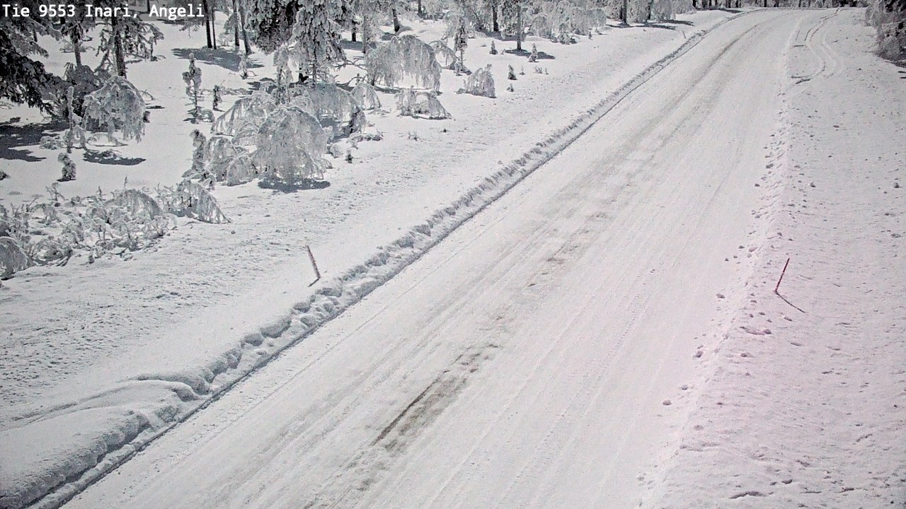 Kelikamerat Kuva Tie 9553 Inari, Angeli, Lintupuolivaara, Inari, Lappi