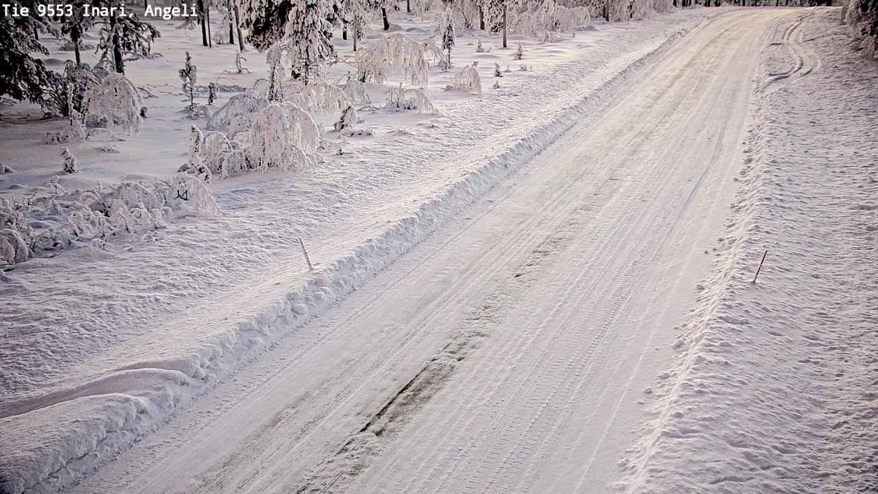 Kelikamerat Kuva Tie 9553 Inari, Angeli, Lintupuolivaara, Inari, Lappi