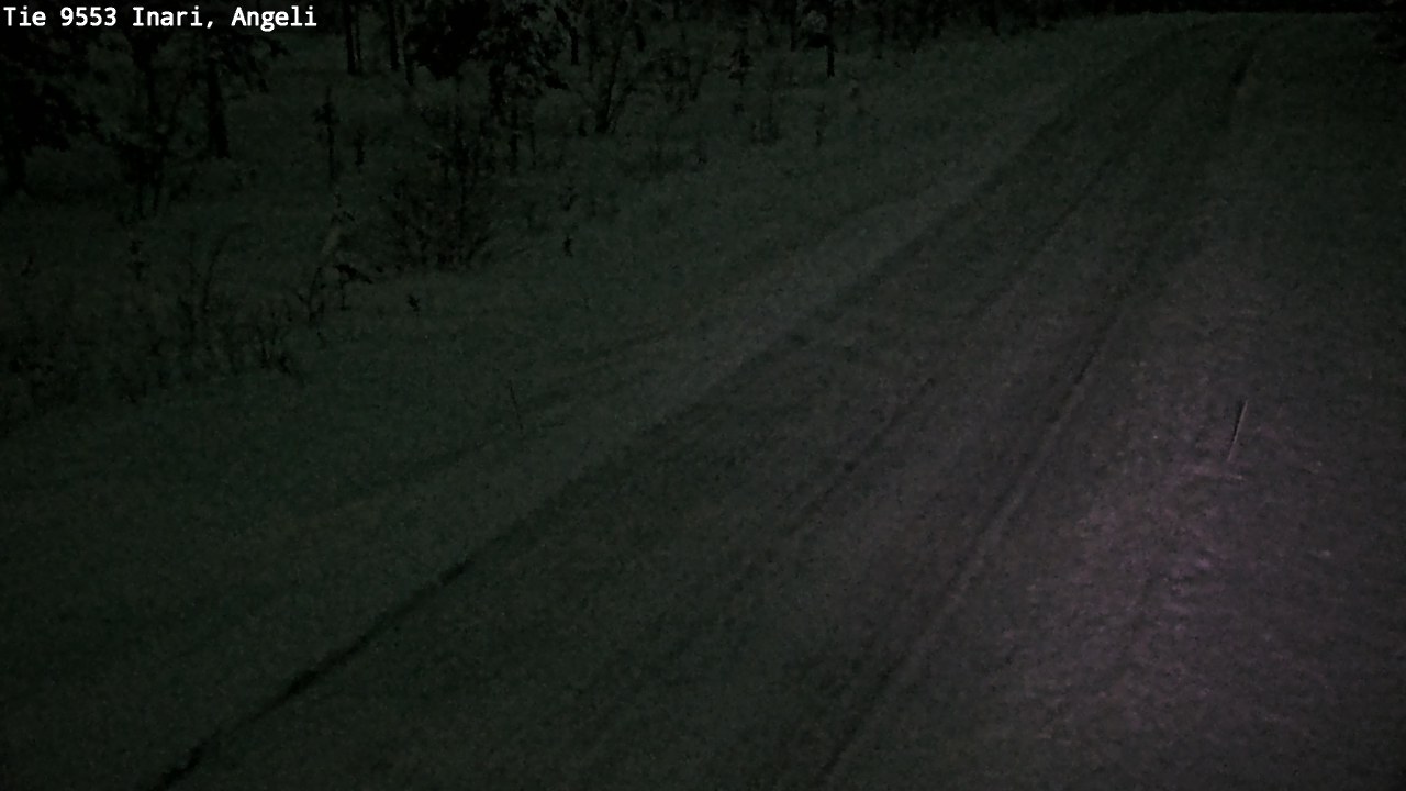 Weather Camera Image Road 9553 Inari, Angeli, Lintupuolivaara, Inari, Lappi
