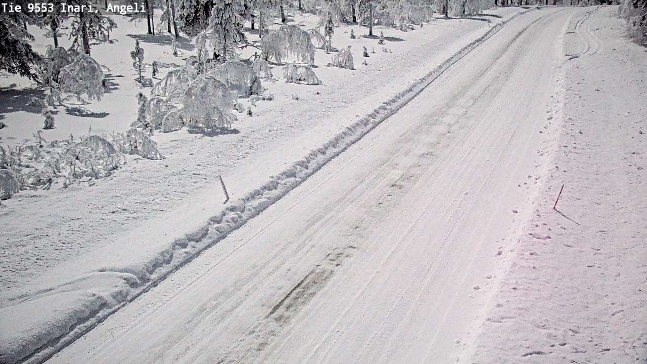 Kelikamerat Kuva Tie 9553 Inari, Angeli, Lintupuolivaara, Inari, Lappi