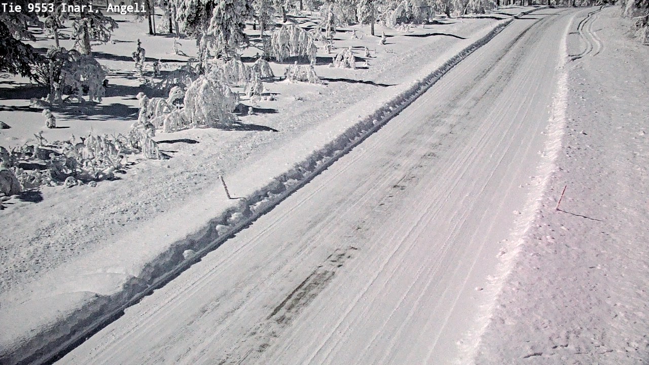 Kelikamerat Kuva Tie 9553 Inari, Angeli, Lintupuolivaara, Inari, Lappi