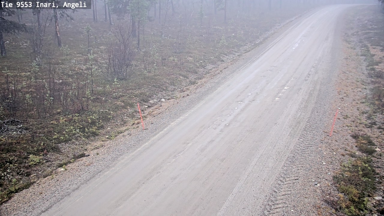 Kelikamerat Kuva Tie 9553 Inari, Angeli, Lintupuolivaara, Inari, Lappi