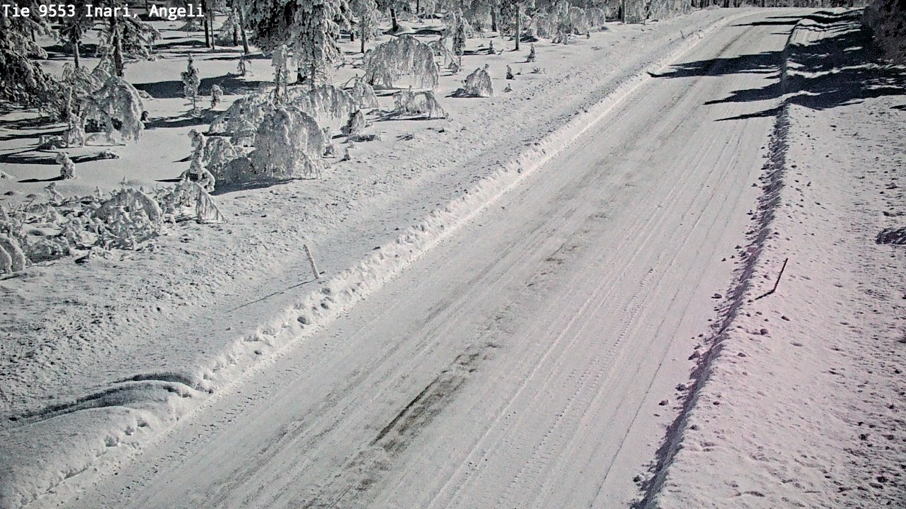 Kelikamerat Kuva Tie 9553 Inari, Angeli, Lintupuolivaara, Inari, Lappi