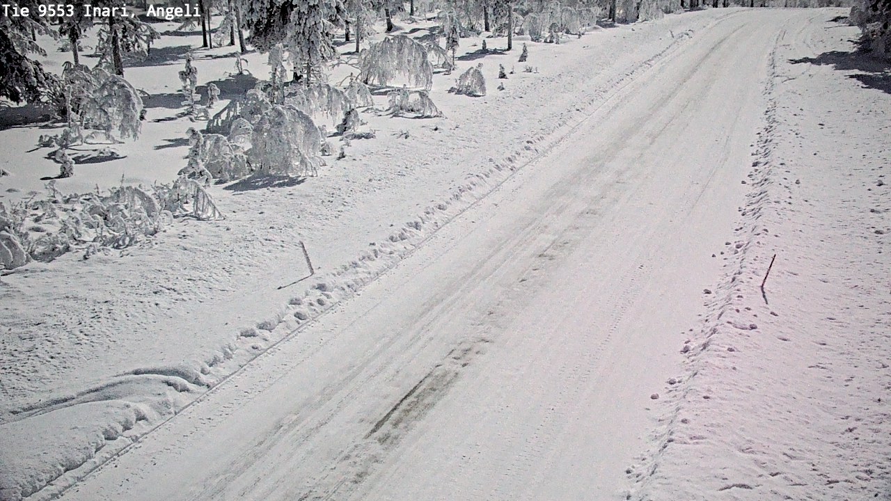 Kelikamerat Kuva Tie 9553 Inari, Angeli, Lintupuolivaara, Inari, Lappi