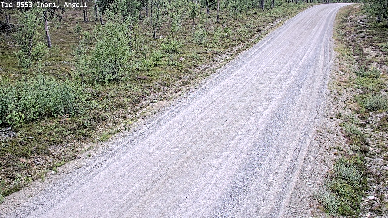 Kelikamerat Kuva Tie 9553 Inari, Angeli, Lintupuolivaara, Inari, Lappi