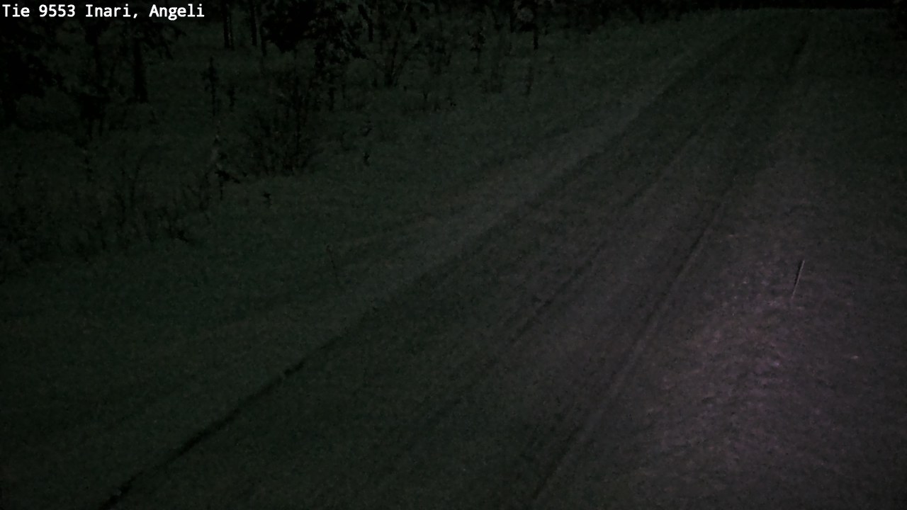 Weather Camera Image Road 9553 Inari, Angeli, Lintupuolivaara, Inari, Lappi