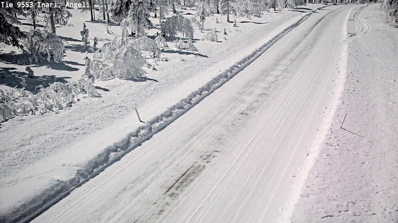 Kelikamerat Kuva Tie 9553 Inari, Angeli, Lintupuolivaara, Inari, Lappi