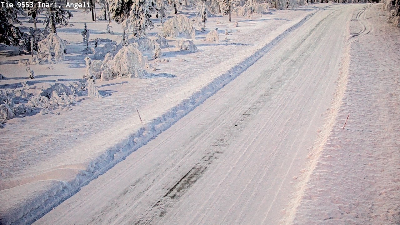 Kelikamerat Kuva Tie 9553 Inari, Angeli, Lintupuolivaara, Inari, Lappi