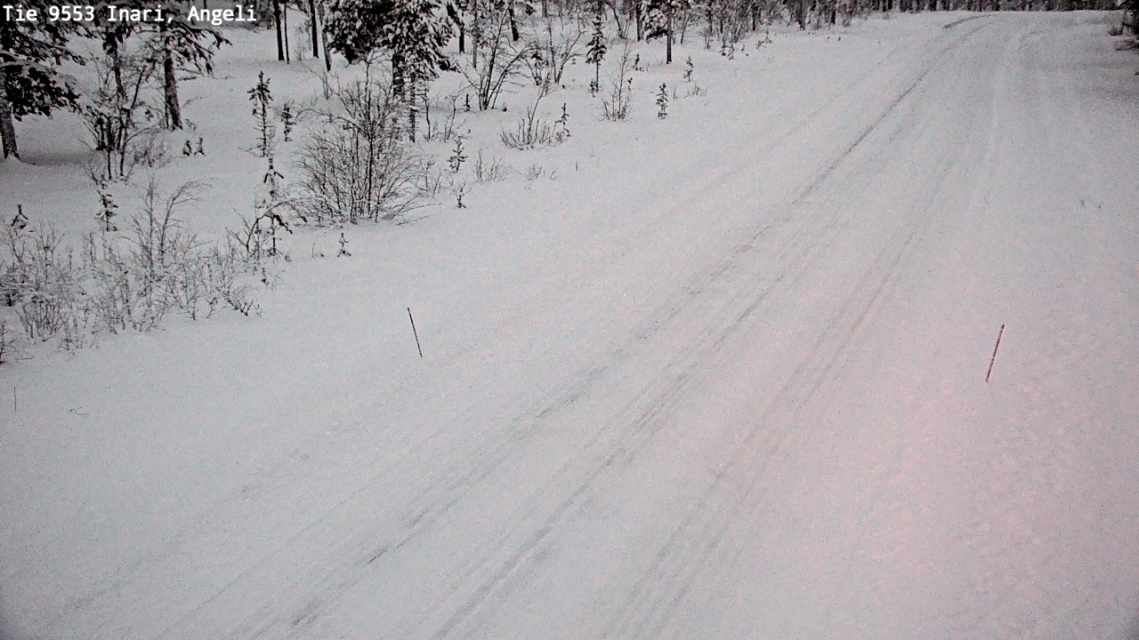 Kelikamerat Kuva Tie 9553 Inari, Angeli, Lintupuolivaara, Inari, Lappi