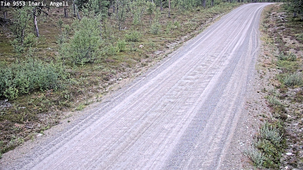 Kelikamerat Kuva Tie 9553 Inari, Angeli, Lintupuolivaara, Inari, Lappi