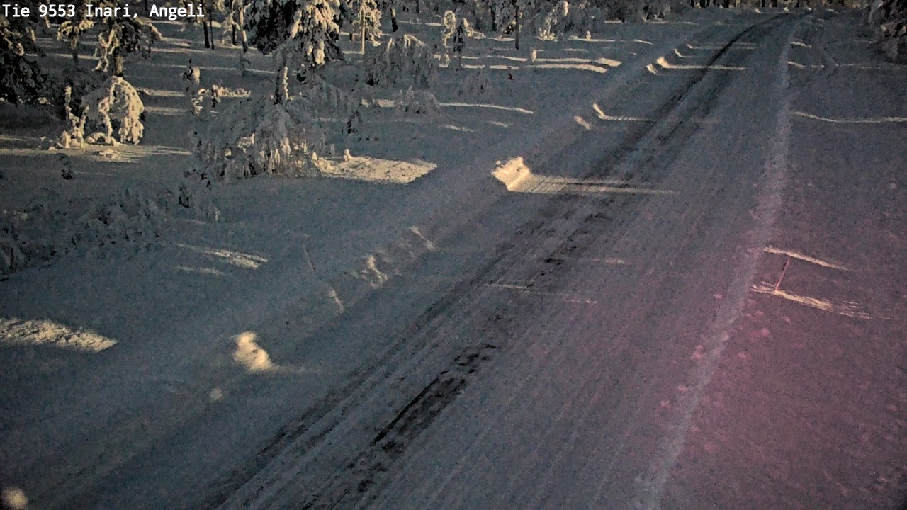 Kelikamerat Kuva Tie 9553 Inari, Angeli, Lintupuolivaara, Inari, Lappi