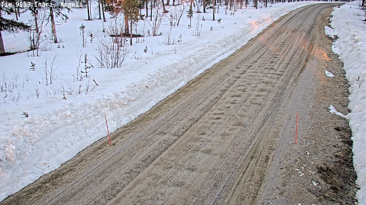 Kelikamerat Kuva Tie 9553 Inari, Angeli, Lintupuolivaara, Inari, Lappi