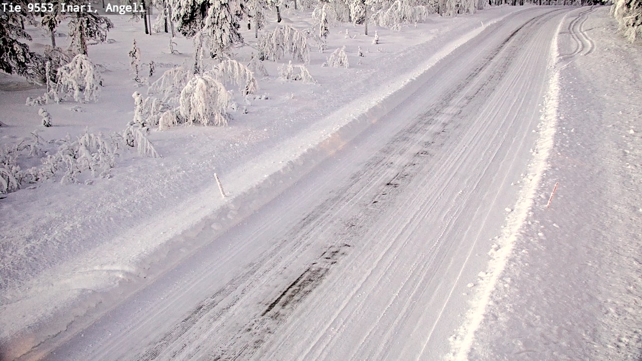 Kelikamerat Kuva Tie 9553 Inari, Angeli, Lintupuolivaara, Inari, Lappi