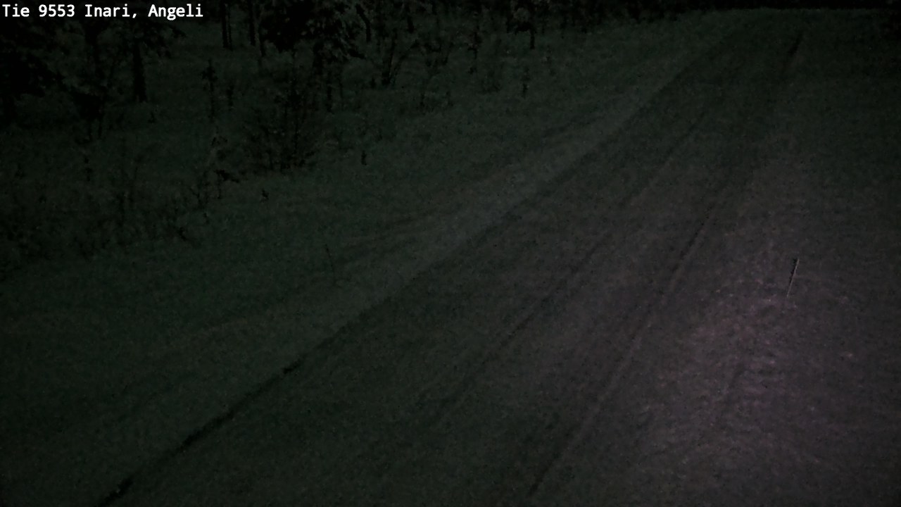 Weather Camera Image Road 9553 Inari, Angeli, Lintupuolivaara, Inari, Lappi