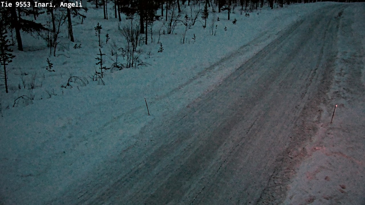 Kelikamerat Kuva Tie 9553 Inari, Angeli, Lintupuolivaara, Inari, Lappi