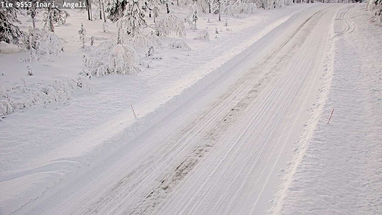 Kelikamerat Kuva Tie 9553 Inari, Angeli, Lintupuolivaara, Inari, Lappi