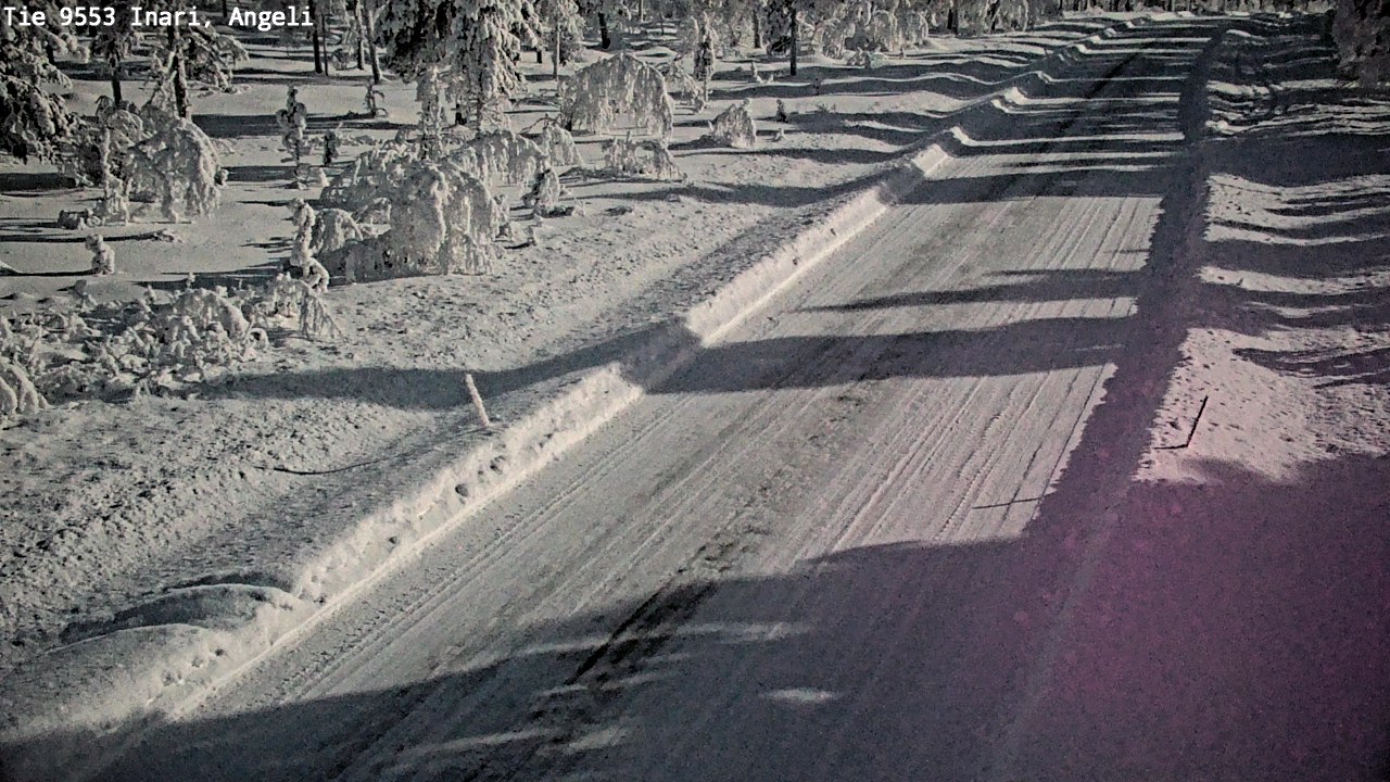 Kelikamerat Kuva Tie 9553 Inari, Angeli, Lintupuolivaara, Inari, Lappi