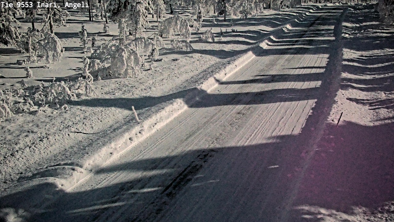 Kelikamerat Kuva Tie 9553 Inari, Angeli, Lintupuolivaara, Inari, Lappi