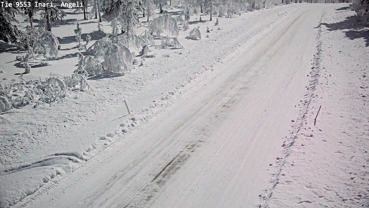 Kelikamerat Kuva Tie 9553 Inari, Angeli, Lintupuolivaara, Inari, Lappi