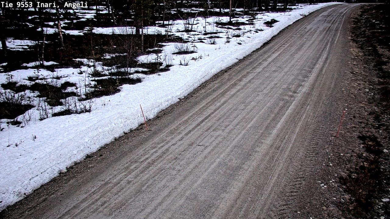 Kelikamerat Kuva Tie 9553 Inari, Angeli, Lintupuolivaara, Inari, Lappi